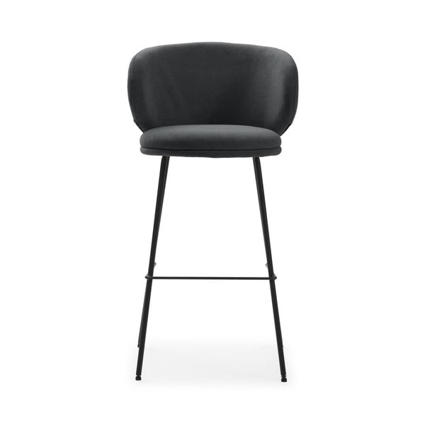 Scaune de bar gri-închis 2 buc. (înălțime șezut 65 cm) Rush – Marckeric-image-2