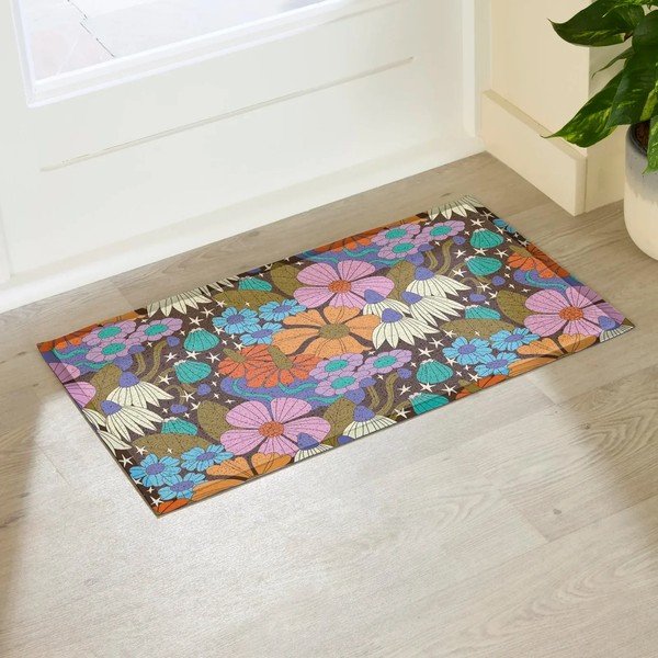 Covoraș de intrare din plastic reciclat 40x70 cm Elizabeth Olwen  – Artsy Doormats-image-1