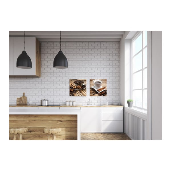 Tablou Styler Glasspik Coffee II, 30 x 30 cm-image-1