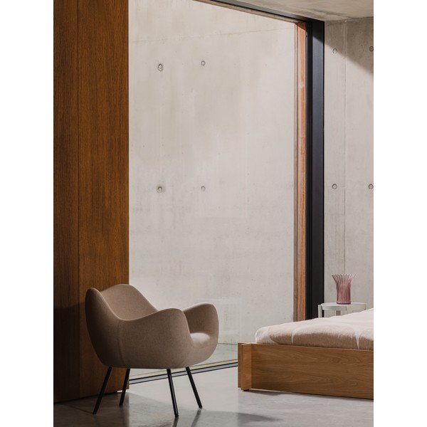 Fotoliu bej cu tapițerie din lână RM58 – noo.ma-image-3