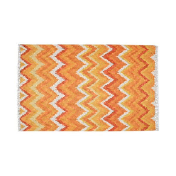 Covor Eco Rugs Tribe, 80 x 150 cm, portocaliu-image-2