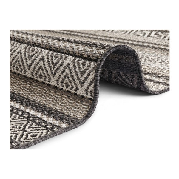 Covor potrivit pentru exterior Elle Decoration Bloom Rodez, 80 x 150 cm, maro - negru-image-2