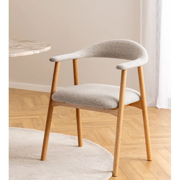 Scaun de dining bej/în culoare naturală Addi – Actona-image-1