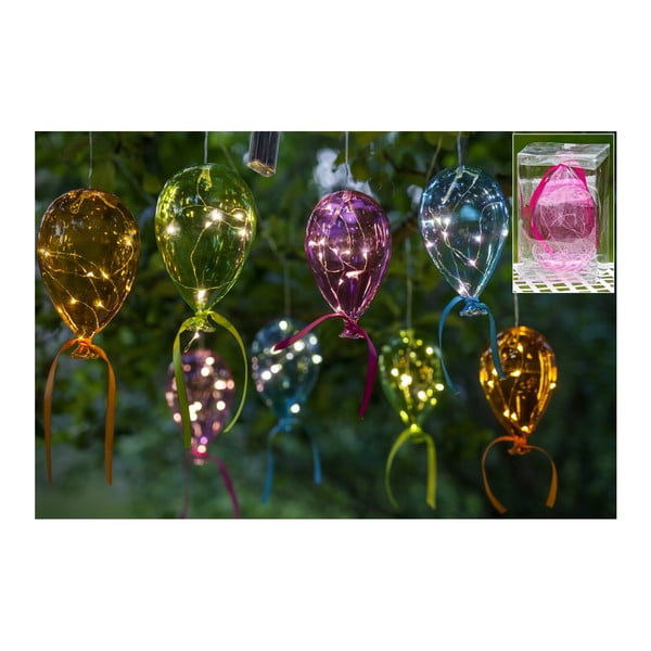 Set 4 decorațiuni luminoase LED, suspendate  Boltze Balloon