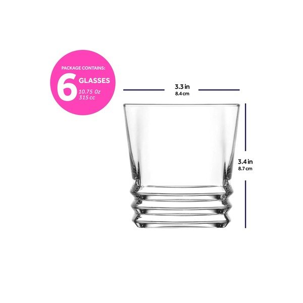 Pahare 6 buc. de whiskey 315 ml – Hermia-image-4