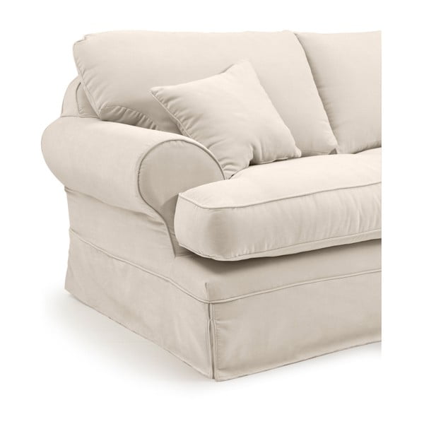 Canapea cu 3 locuri Max Winzer Hermine, crem-image-1