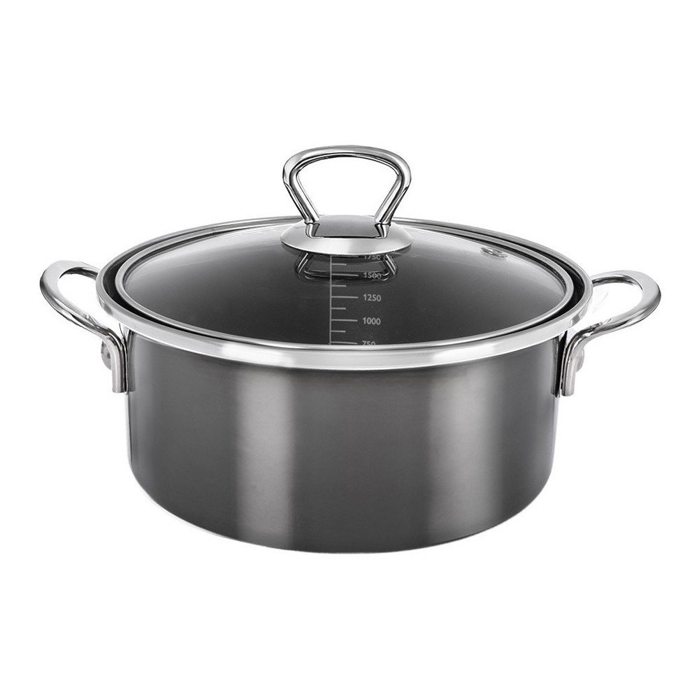 Cratiță cu capac smalțuită 25 l Metalic – Orion