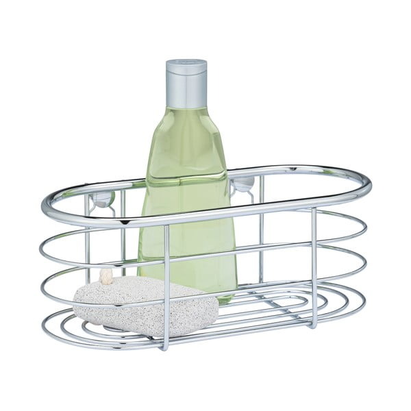 Raft de duș Wenko Trestina, 26 x 11 cm, argintiu-image-4