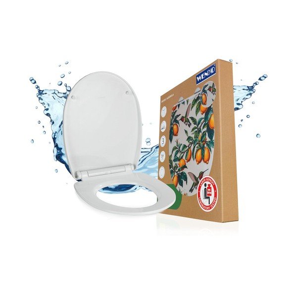 Capac WC 36,5 x 45 cm Easy-Close (cu închidere automată) Alberola – Wenko