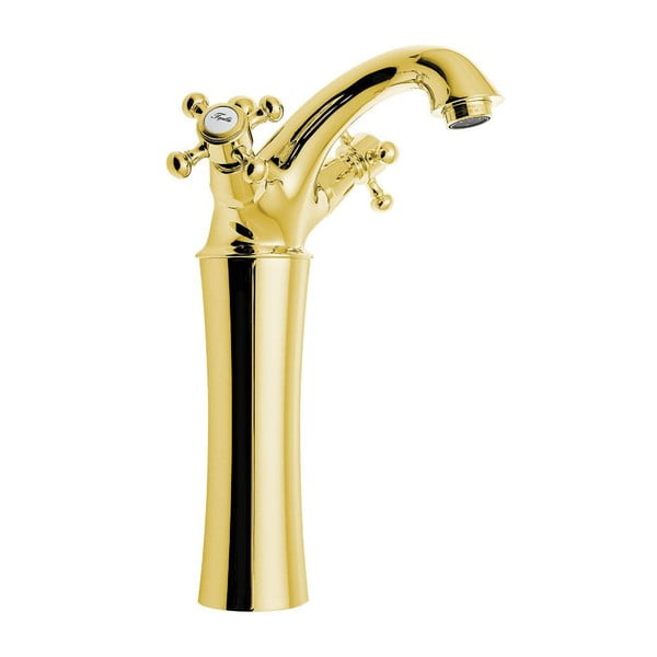 Baterie aurie pentru chiuvetă înaltă Antea – Sapho