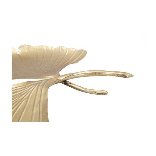 Decorațiune Mauro Ferretti Double Leaf, 40 x 32 cm, auriu-image-3