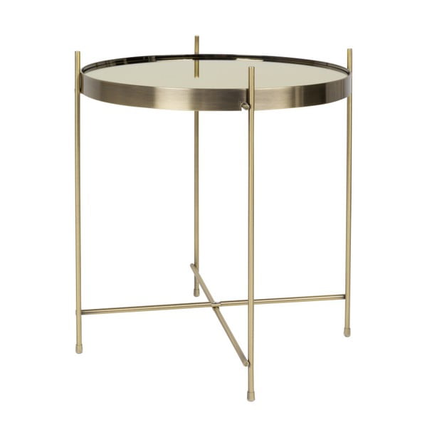 Măsuță auxiliară Zuiver Cupid, auriu, ø 43 cm-image-2