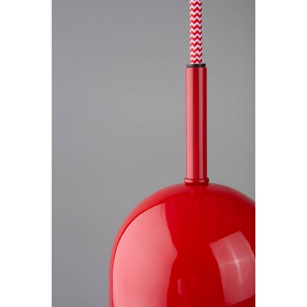 Lustră roșie din metal ø 10 cm Ara – Jotex-image-3