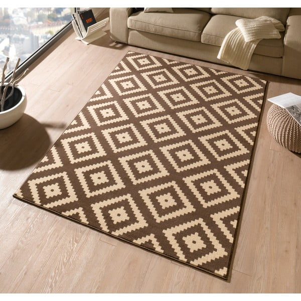 Covor maro de tip traversă 80x300 cm Diamond – Hanse Home-image-1