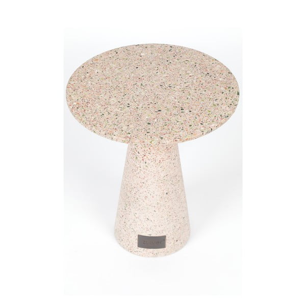 Măsuță auxiliară adecvată și pentru exterior Zuiver Victoria, ø 41 cm, roz-image-1