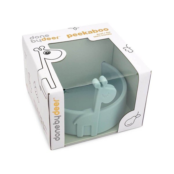 Bol albastru din silicon pentru copii ø 11,5 cm Raffi - Done by Deer-image-1