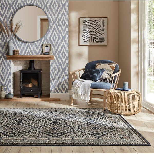 Covor albastru închis 160x234 cm Babylon – Flair Rugs-image-1