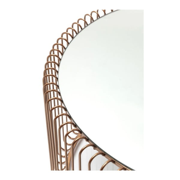 Măsuțe de cafea arămii 2 buc. rotunde ø 69,5 cm Wire Big – Kare Design-image-3