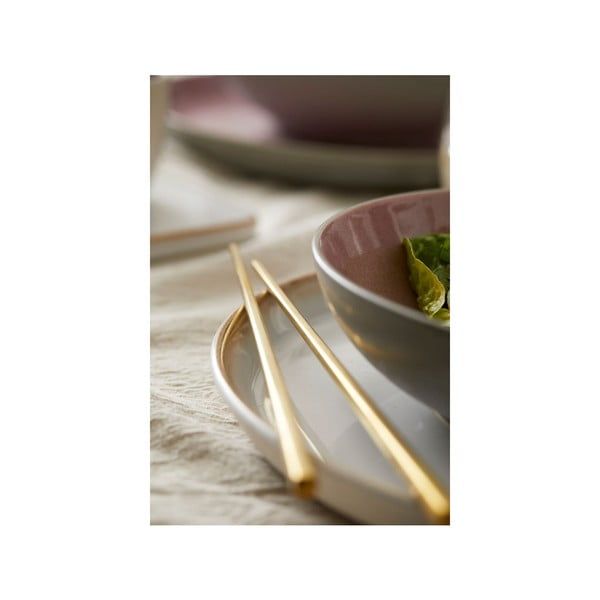 Bol mic roz/gri din gresie 1 l Gastro Grey/Light Pink – Bitz-image-4