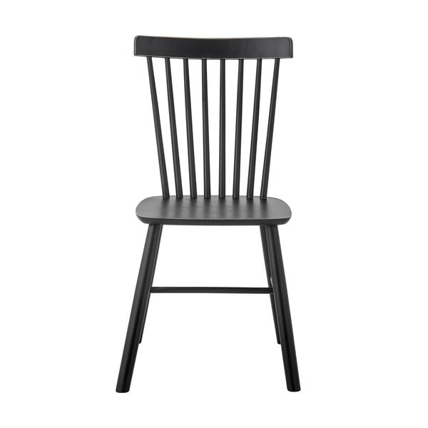 Scaun de dining negru din lemn de arbore de cauciuc Mill – Bloomingville-image-2