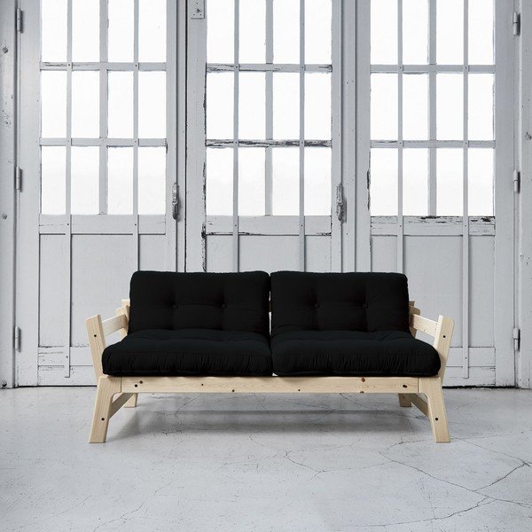  Canapea extensibilă Karup Step Natural/Black-image-1