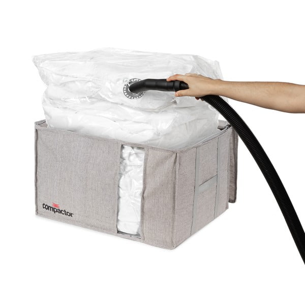 Cutie de depozitare cu vacuum Compactor Oxford, 210 l, gri
