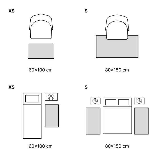Covor din bumbac Vitaus Papatya, 100 x 150 cm, gri crem-image-4