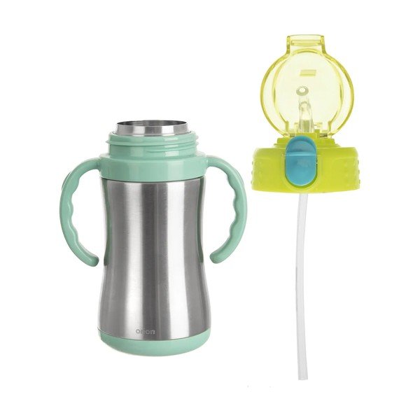 Sticlă pentru copii verde din oțel inoxidabil 330 ml – Orion-image-3