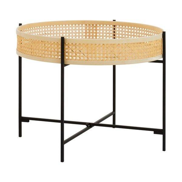 Măsuță de cafea în culoare naturală rotundă din ratan ø 60 cm Depok – Premier Housewares