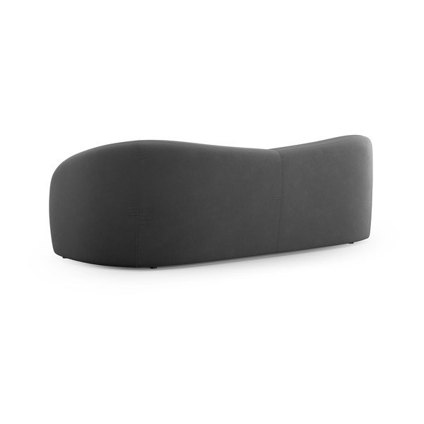 Canapea gri cu tapițerie din catifea 237 cm Santi – Interieurs 86-image-3