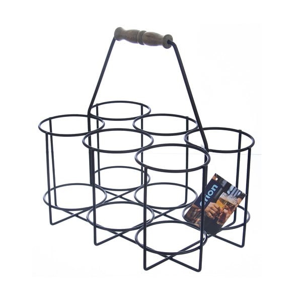 Suport pentru 6 sticle de vin din metal  Radka – Orion-image-2