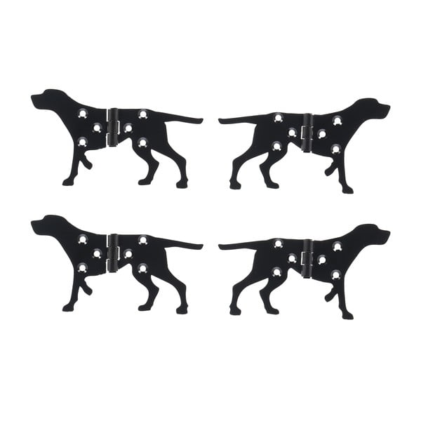 Balamale pentru ușă 4 buc. din metal Dog – Esschert Design