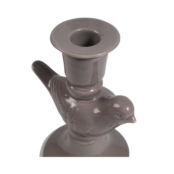 Sfeșnic Côté Table Olseau Grey, 13,8 cm-image-1