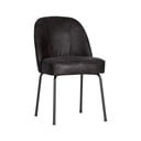 Scaune de dining negre 2 buc. din piele Vogue – WOOOD