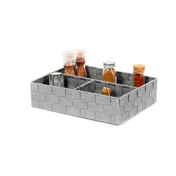 Organizator pentru baie Compactor Stan, 32 x 25 cm, gri-image-1