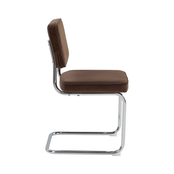 Scaune de dining maro balansoar 2 buc. din metal Hjo – Jotex-image-4