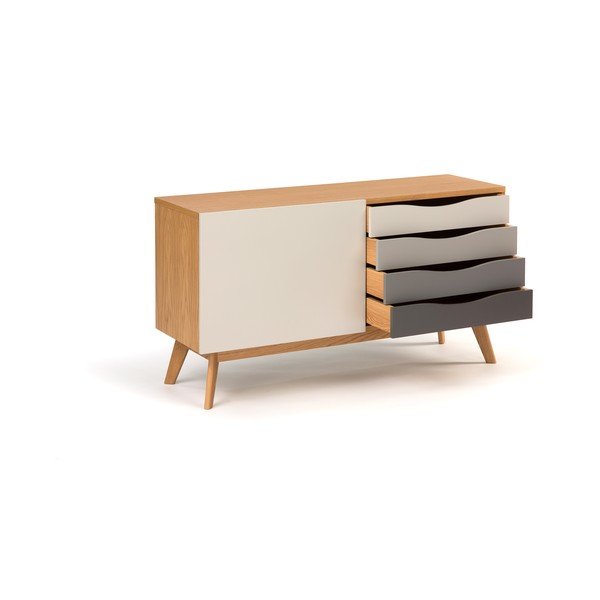 Comoda cu sertare gri Woodman Avon-image-4