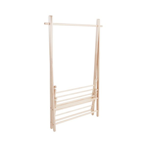 Suport pentru haine în culoare naturală deschisă din lemn de pin 100x150x41 cm Cole – Jotex-image-2