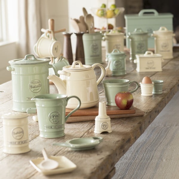 Doză ceramică pentru paste făinoase T&G Woodware Pride of Place, verde-image-1