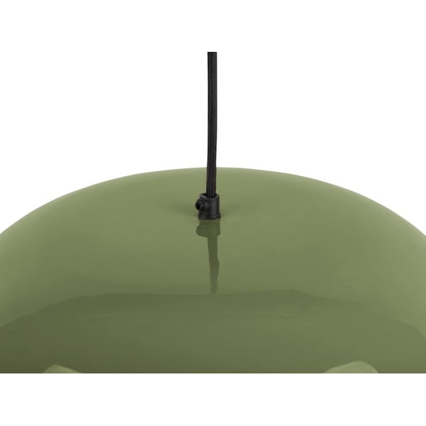 Lustră verde cu abajur din metal ø 50 cm Waved – Leitmotiv-image-1