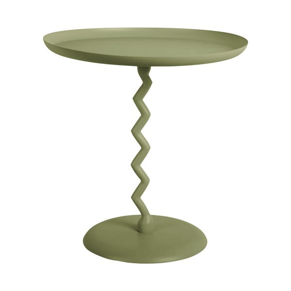 Măsuță auxiliară rotundă din metal ø 40 cm Zig Zag – Leitmotiv