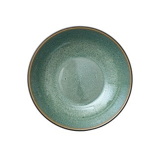 Bol pentru paste din gresie Bitz Mensa, ø 20,6 cm, verde