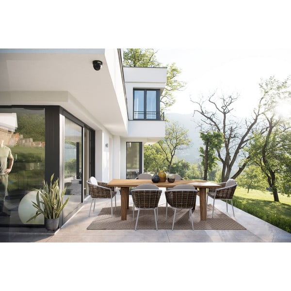 Scaun de grădină alb din metal Maribela   – Bizzotto-image-2