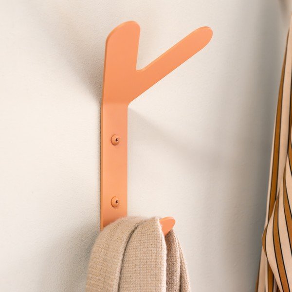 Cârlig somon de montat pe perete din oțel Frondo – Spinder Design-image-1