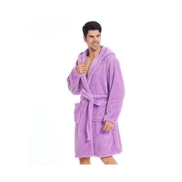 Halat de baie unisex DecoKing Sleepyhead, mărime XS, mov-image-2