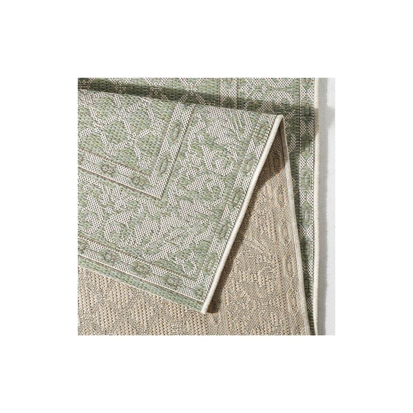 Covor adecvat pentru exterior NORTHRUGS Royal 160x230 cm, verde - crem-image-3