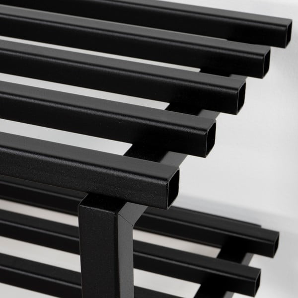 Pantofar negru suspendat din metal 71x26x34 cm Marco – Spinder Design-image-1