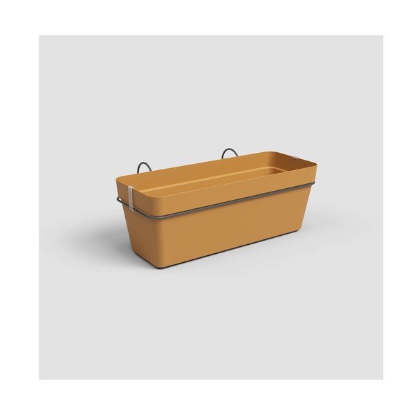 Jardinieră din plastic reciclat de agățat / de perete/cu sistem de auto-irigare 50 cm Capri – Artevasi-image-1