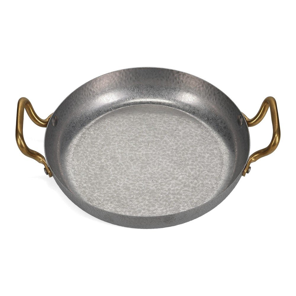Farfurie argintie pentru servire din metal ø 24 cm Serve – BonBistro