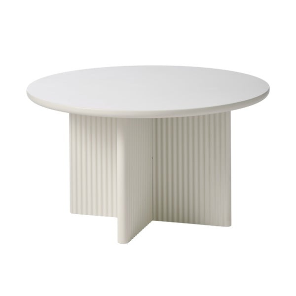 Măsuță de cafea gri deschis rotundă ø 80 cm Palma – Unique Furniture-image-1